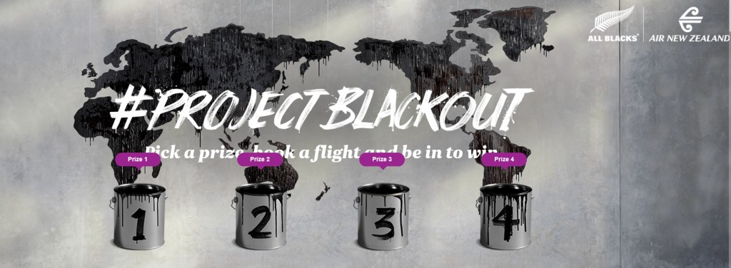 Project Blackout Air New Zealand